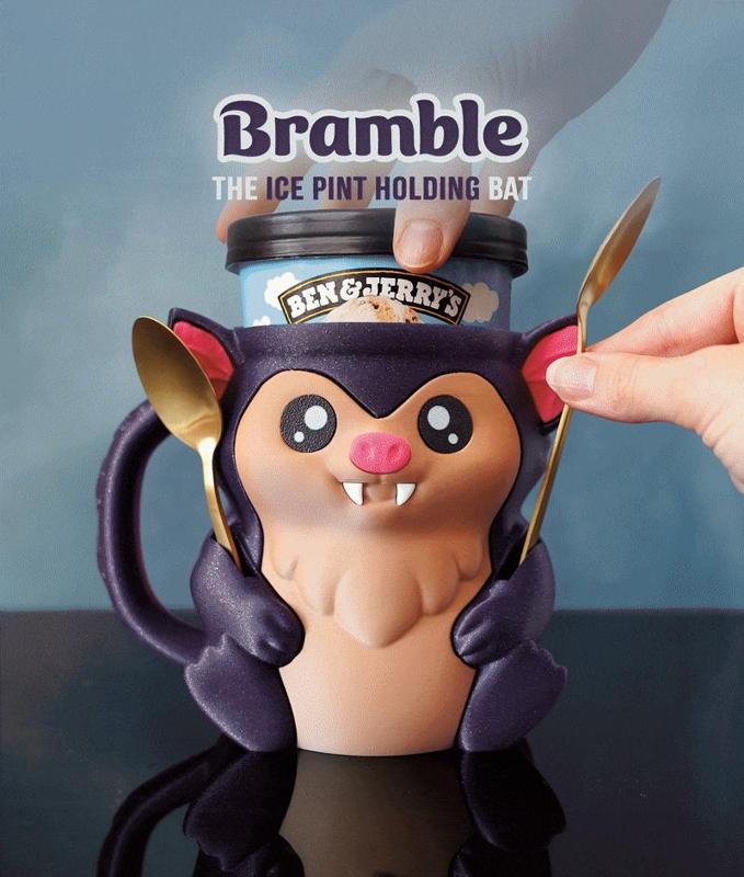 Bramble , the Bat Ice Pint Holder