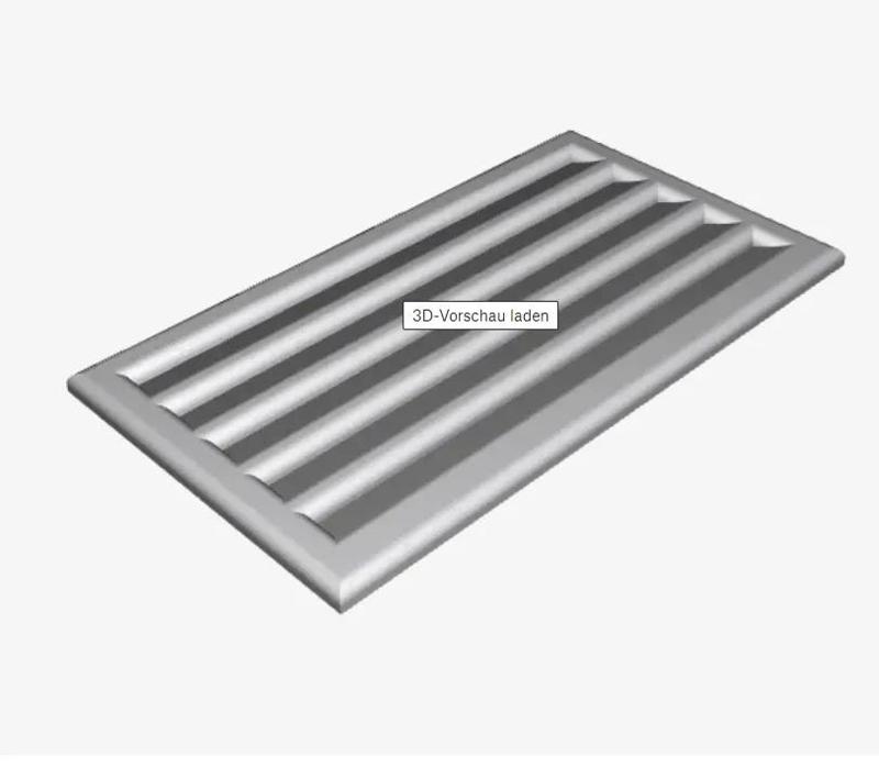 Abdeckung Elektroverteiler Unterputzdose Blinddose 2 und 3 Fach Lamellenoptik / Cover for flush-mounted blind box, 2 and 3 compartment slat optics   