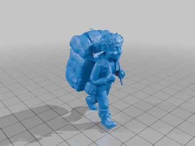 Traveller with Backpack