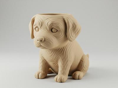 Puppy Dog Planter
