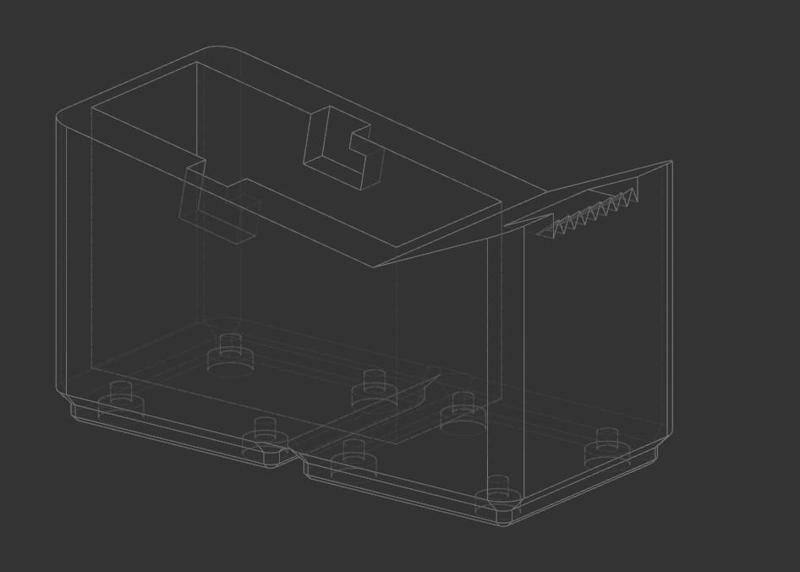 Gridfinity Scotch Tape Dispenser