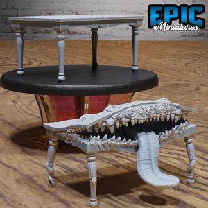 Mimic Table ‧ DnD Miniature ‧ Tabletop Miniatures ‧ Gaming Monster ‧ 3D Model ‧ RPG ‧ DnDminis ‧ STL FILE