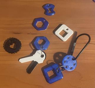Tactile Keychains