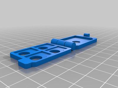 minimal hinged sd card holder