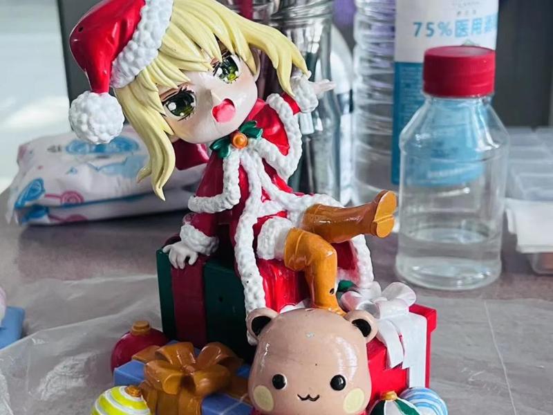 Chibi Christmas Gift Girl