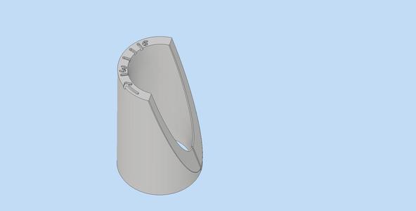 3D PRINT FILE FOR 50 MM ANGLE GRINDER MERGE COLLECTOR CUTTING TEMPLATE.