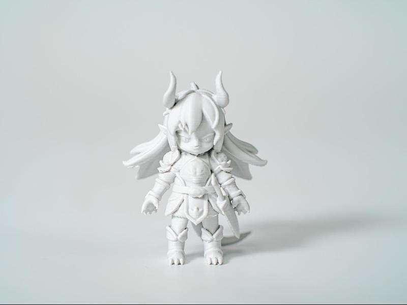 Q-Version Dragon Clan Warrior