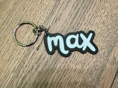 Name Max Keychain