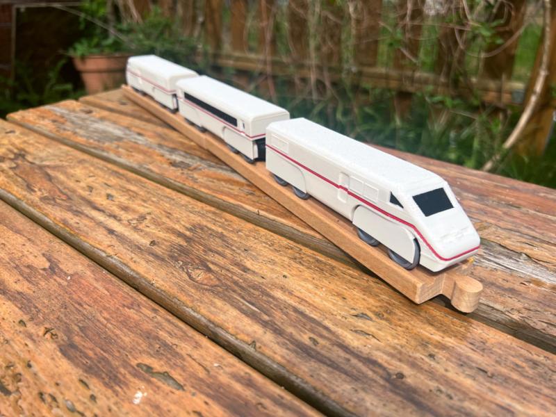 ICE 1 for wooden railways BRIO IKEA compatible