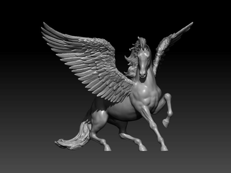 Pegasus poses 10 3D print model