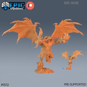 Orc Demon Lord Attacking ‧ DnD Miniature ‧ Tabletop Miniatures ‧ Gaming Monster ‧ 3D Model ‧ RPG ‧ DnDminis ‧ STL FILE