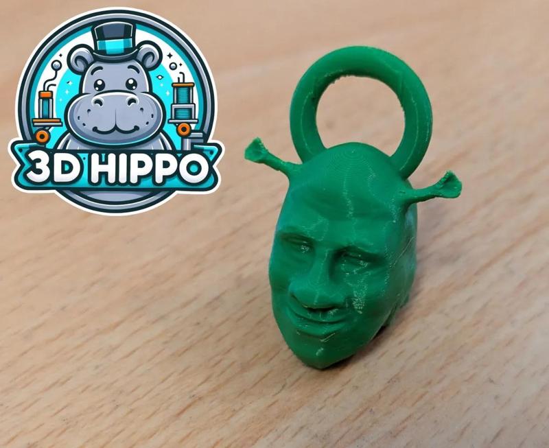 Shrek Head Key fob   