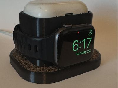 Apple Watch Nightstand Charger W/ Tray