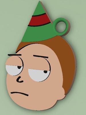 Rick and Morty, Morty Christmas Tree Pendant