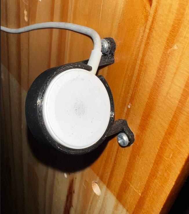 Apple watch holder on wall