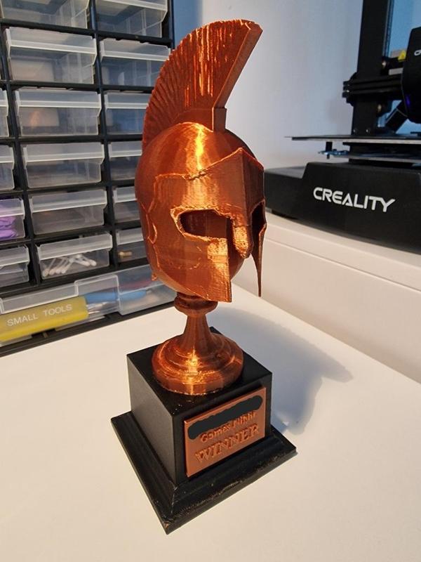Spartan-Themed Trophy