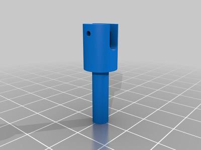 Support articulé pour balance de centrage (CG scale adaptation)