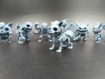 Arcanine Skeleton Pokemon Kawaii - Anime - Toy