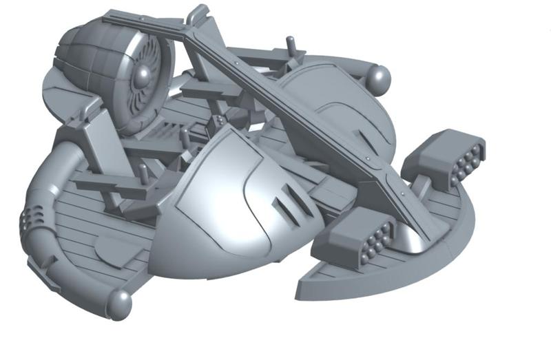 Republic Infantry Support Platform / Swamp-Speeder Legion Size