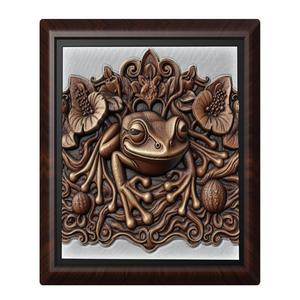 Frog animal wall art relief wall decor