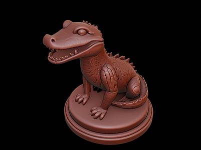 Crocodile Animal Figure Printable