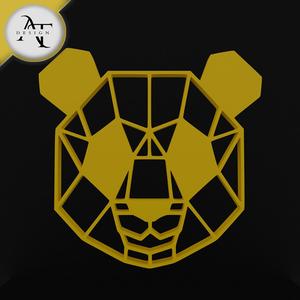Panda - Geometric - 2D Wall Art Decor