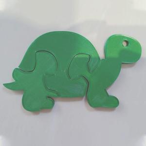 Animal puzzle turtle - elephant - rabbit