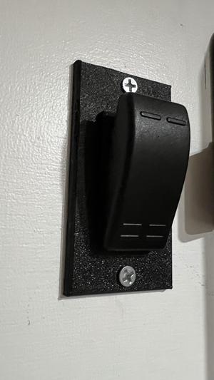 Marine Switch Plate Wall Mount Recessed Screw
