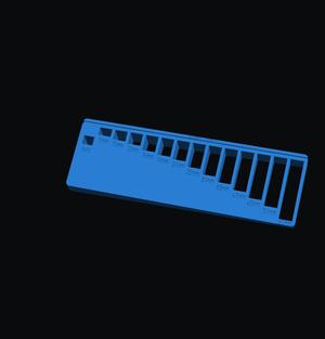 Screw organizer from 8mm to 60mm