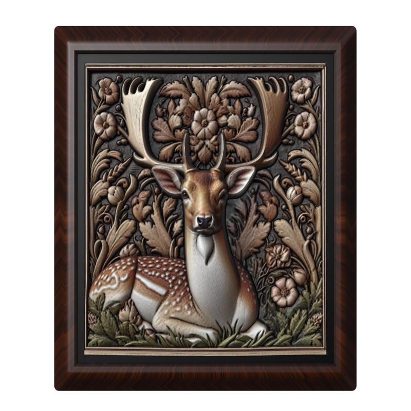 Fallow Deer animal wall art relief wall decor