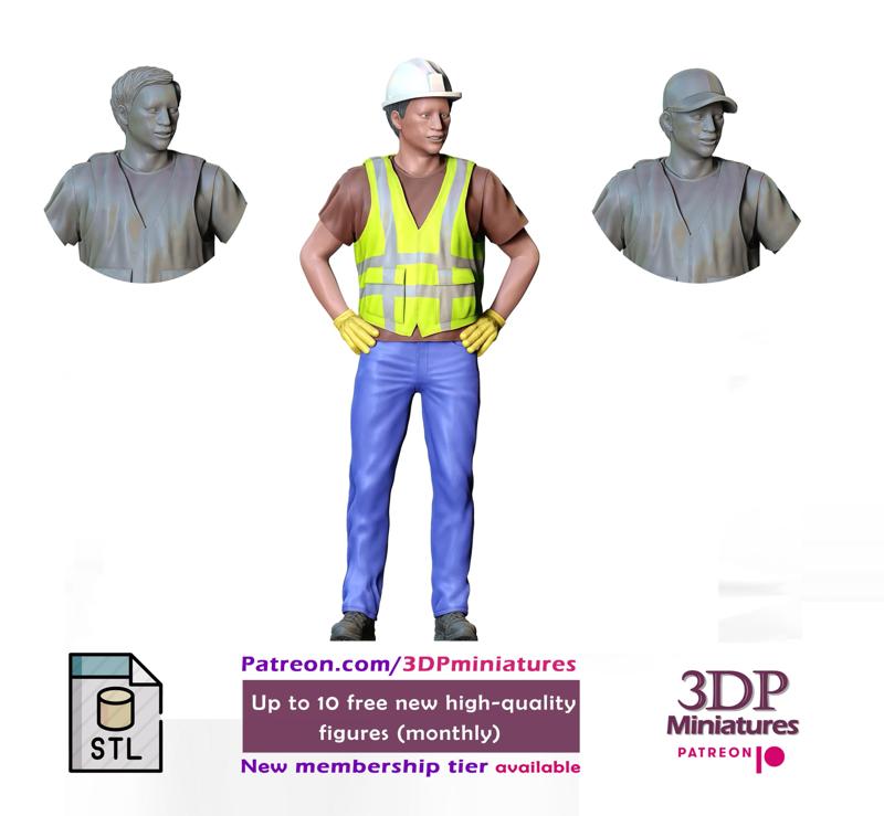 N13 Construction worker standing