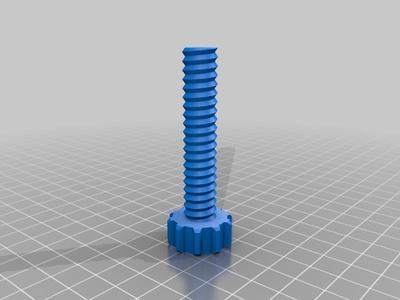 Clamp screw without ball