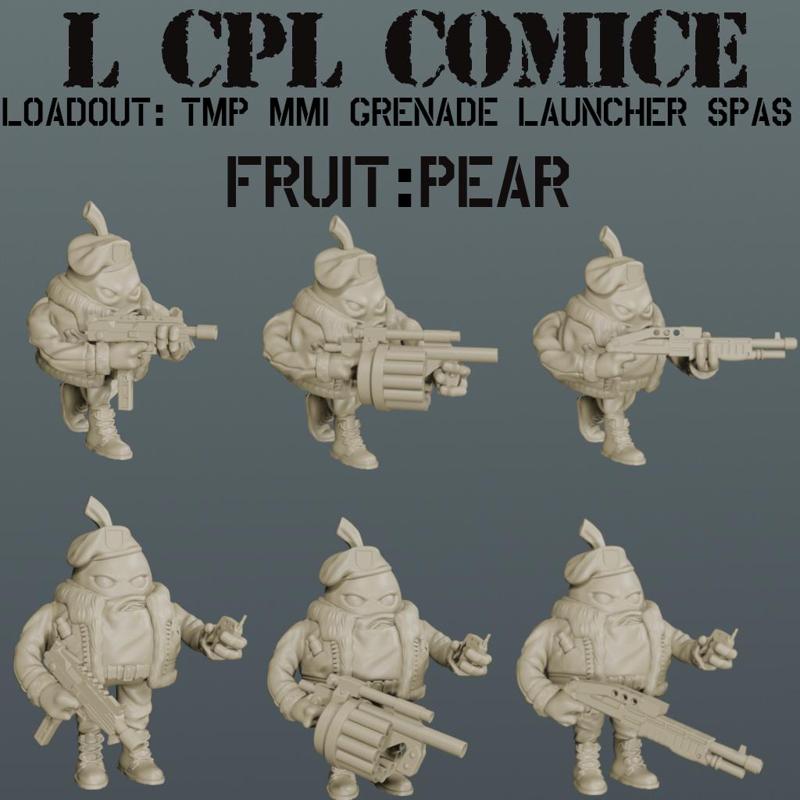 Delta Fruit: L CPL Comice Pear Commando TMP Grenade Launcher SPAS Shotgun Loadout