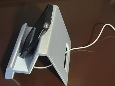 Phone/Tablet Holder with Charging Hole