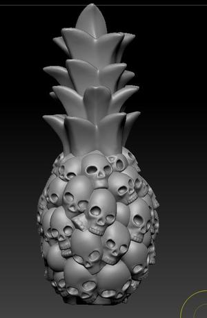 Pineapple Skull