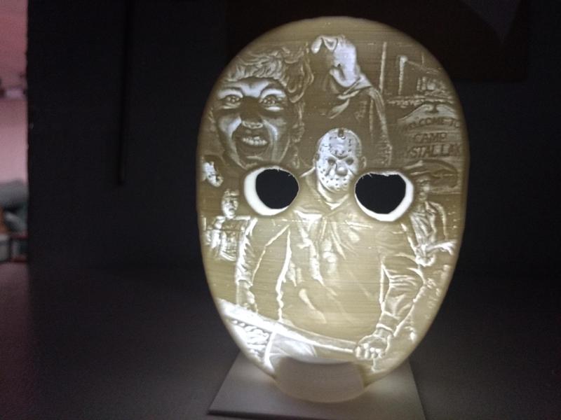 Friday The 13th, Jason mask, Tealight, nightlight, reading light