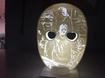 Friday The 13th, Jason mask, Tealight, nightlight, reading light