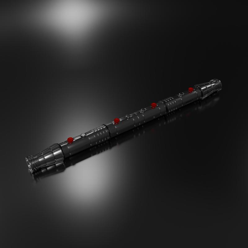 Darth Maul Inspired Lightsaber 3D Print Ready