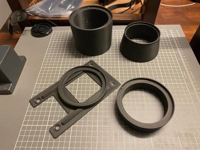 Camera stand for film digitization with EFH Essential Film Holder   