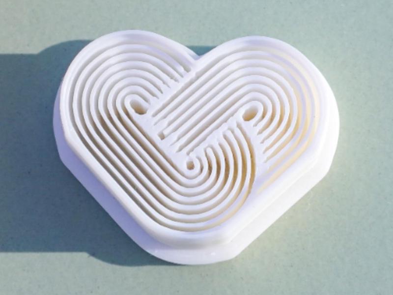 Heart Polymer Clay Cutter For Earrings Necklaces