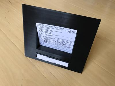 COVID-19 Vaccination Record Card Frame