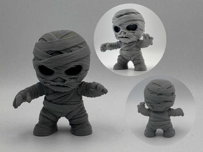 Chibi Mummy – Playful Halloween Figurine