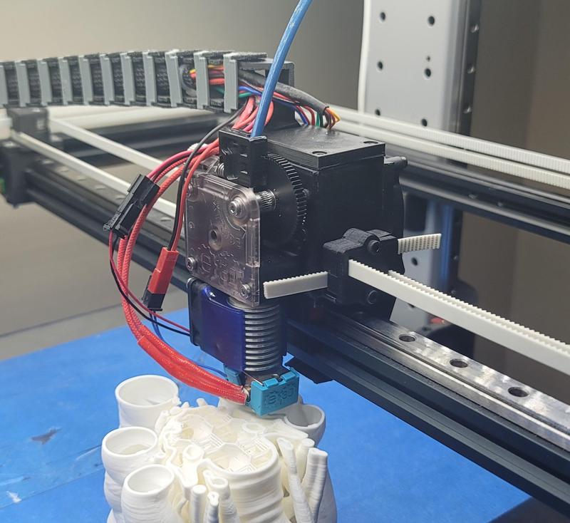Carriage 2020 CoreXY E3D Titan + v6 MGN12H BLTouch Blower V2