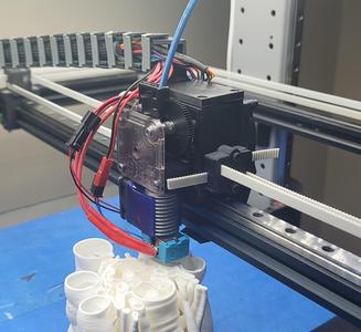 Carriage 2020 CoreXY E3D Titan + v6 MGN12H BLTouch Blower V2