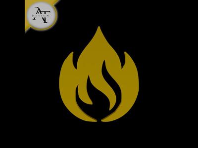 Simple Flame Symbol - 2D Art