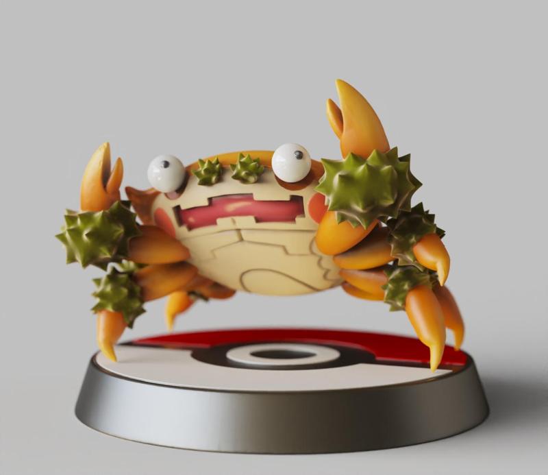 Klawf - LEGENDARY -pokemon scarlet and violet pokedex- FAN ART - POKÉMON FIGURINE