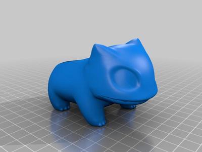 High Poly Bulbasaur Planter