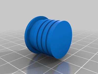 Cafe/Brat bike 22mm tube end plug