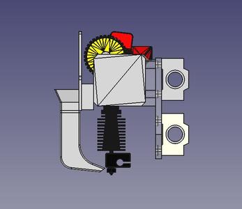 Carro Extrusor directo Prusa mk3 y compatibles.