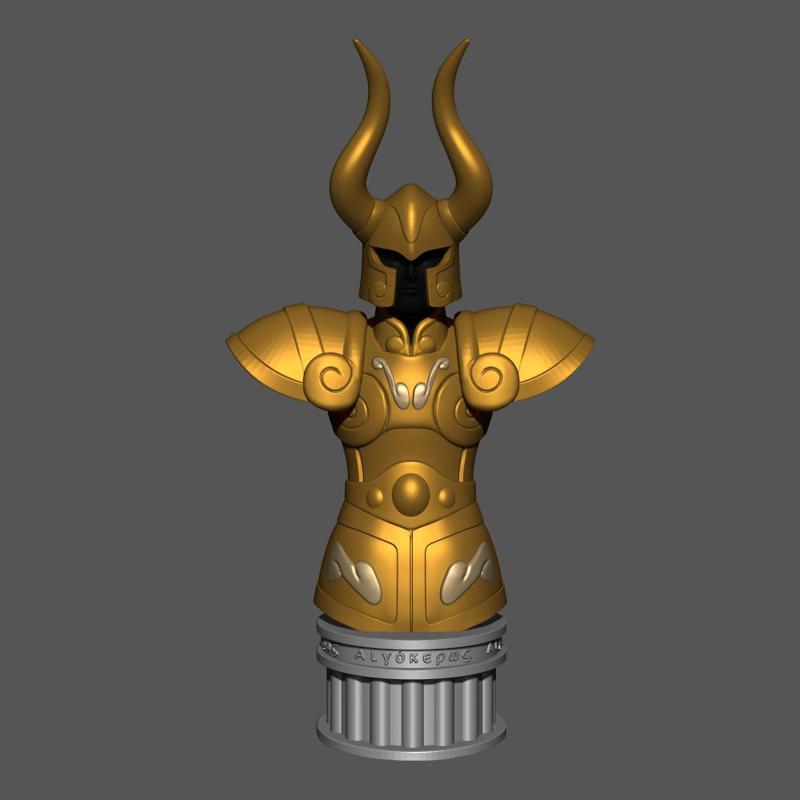 Saint Seiya - Capricorn Gold Saint Bust